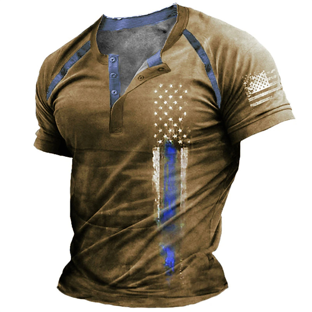 Summer Clothing Essentials - Funny 3D American Flag Print Men's
