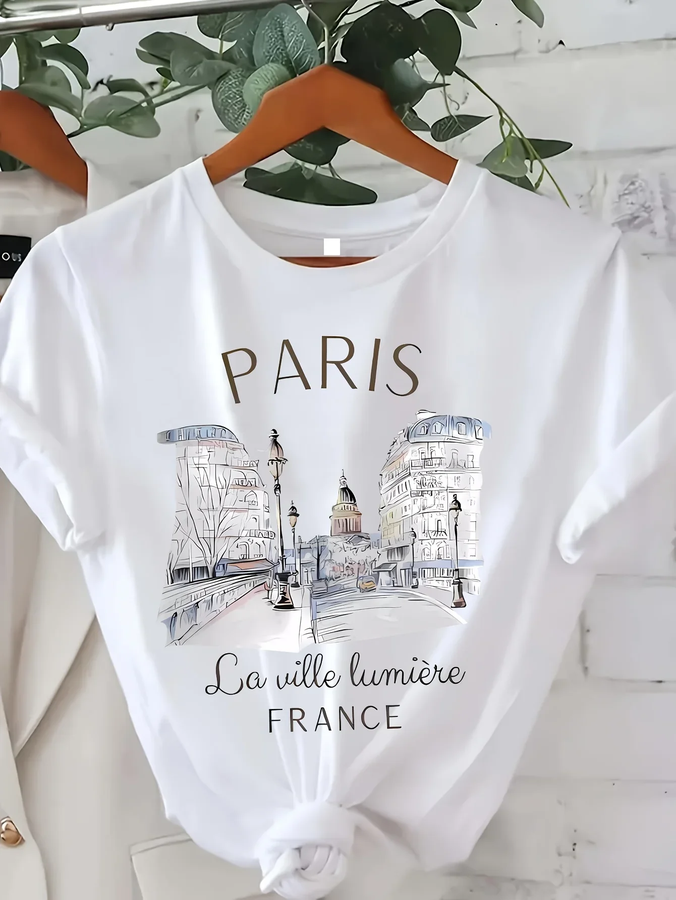 Summer Clothing In Paris - Y2k T Shirt Paris Women Print