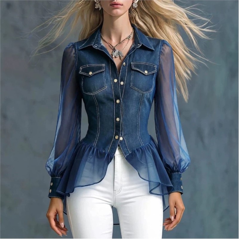 Summer Clothing Kids - New Womens Blouses Spring Fall Casual