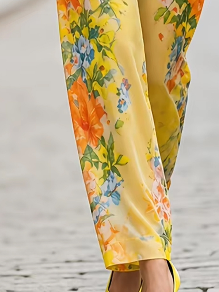 Floral Print Two-Piece Set for - Summer Clothing Accessories review and price