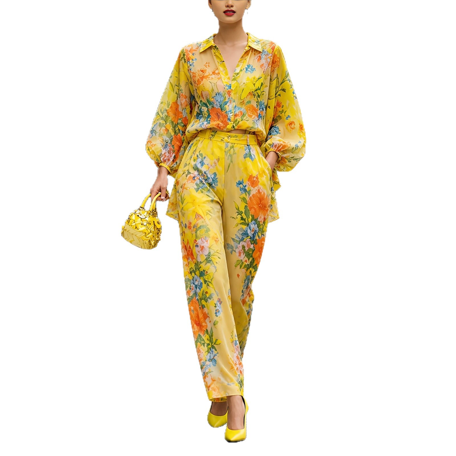 Floral Print Two-Piece Set for - Summer Clothing Accessories review and price