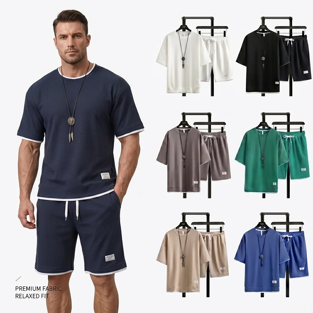 Summer Men's Waffle Knit Track - Summer Clothing Essentials review and price