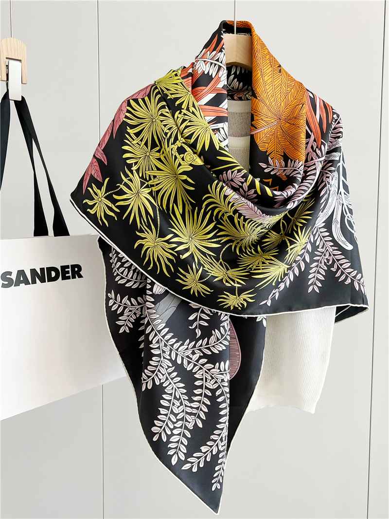 14mm Silk Scarf Women Hand Rol - Summer Clothing Accessories review and price