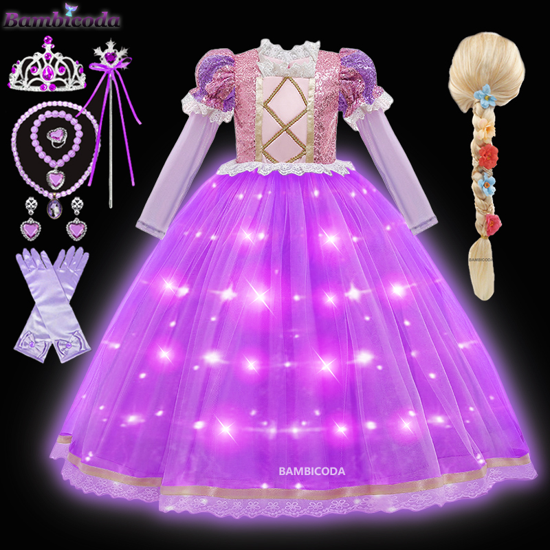 Princess Rapunzel  LED Light U - Summer Clothing Kids review and price
