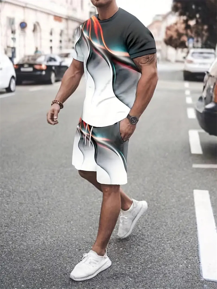 Men Women Gradient Texture T-s - Summer Clothing Essentials review and price