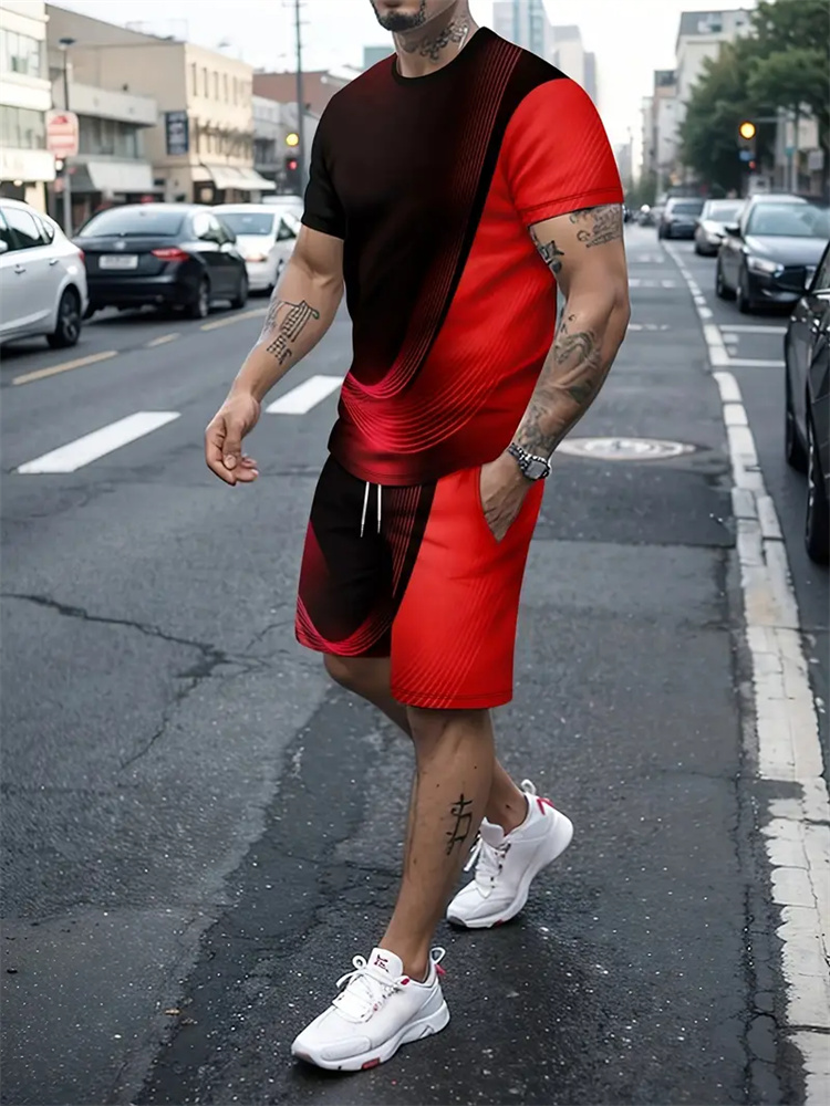 Men Women Gradient Texture T-s - Summer Clothing Essentials review and price