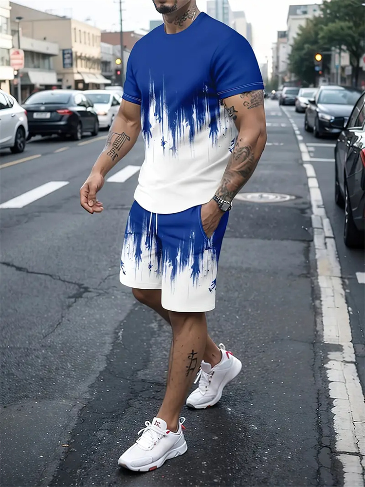 Men Women Gradient Texture T-s - Summer Clothing Essentials review and price
