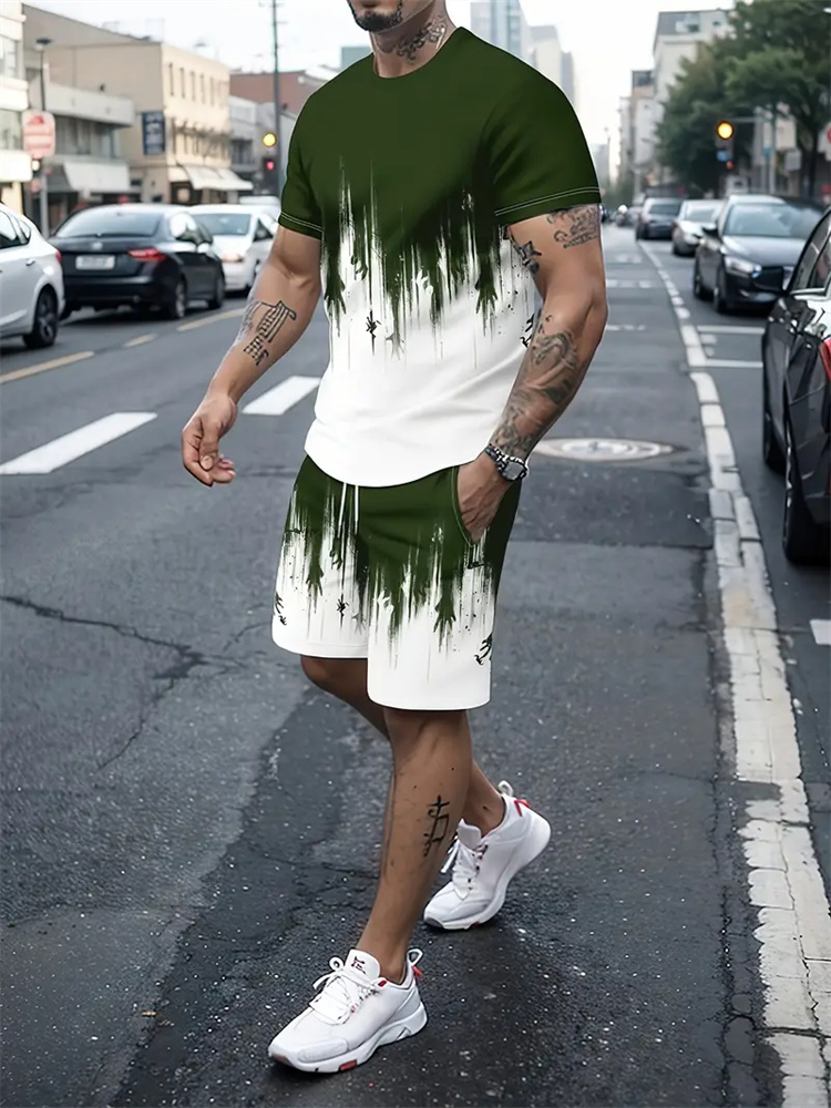 Men Women Gradient Texture T-s - Summer Clothing Essentials review and price
