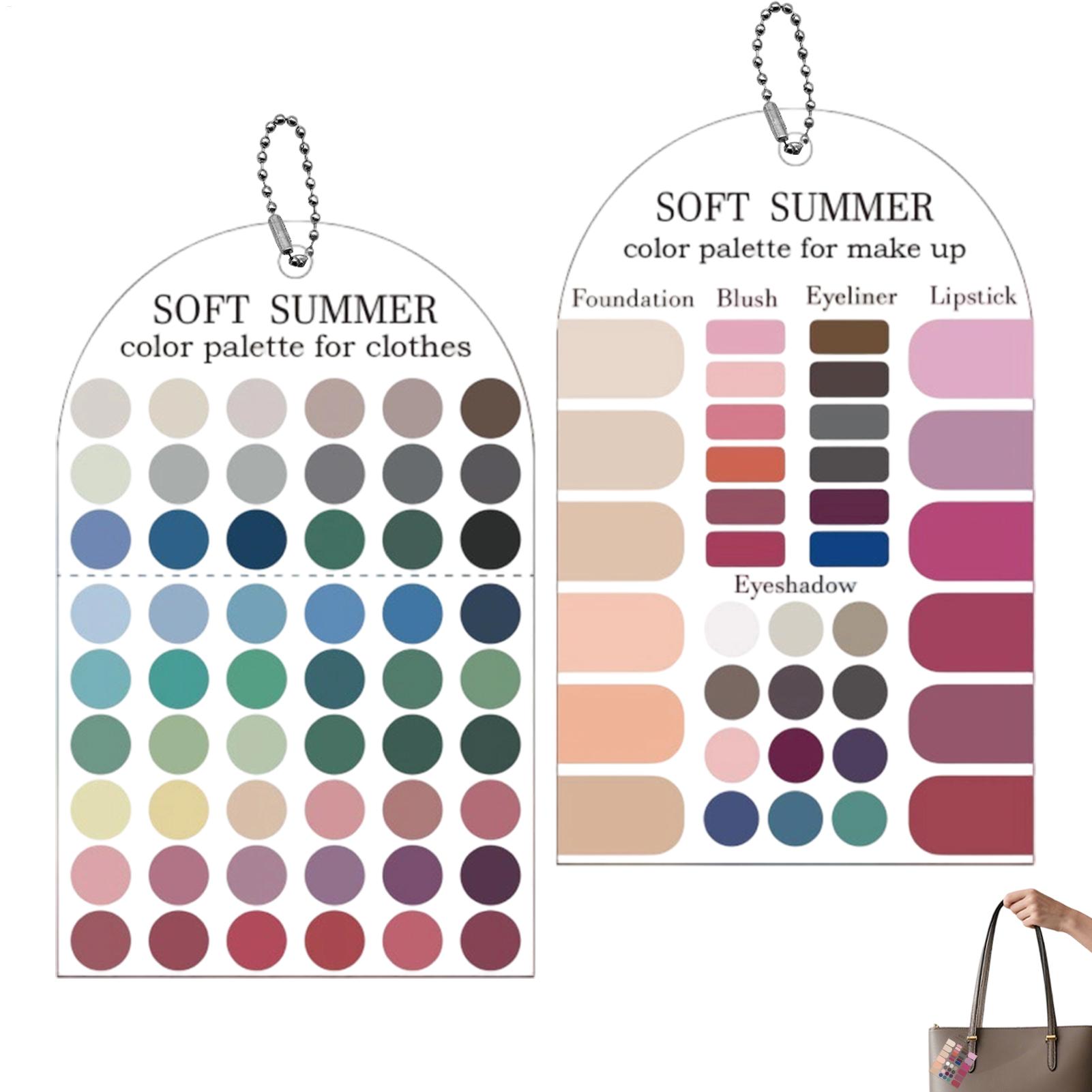 2pcs Soft Summer Color Palette - Summer Clothing Palette review and price