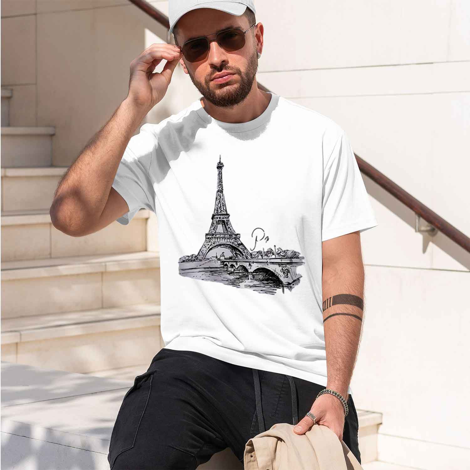Women's 90s T Shirt Paris Prin - Summer Clothing In Paris review and price