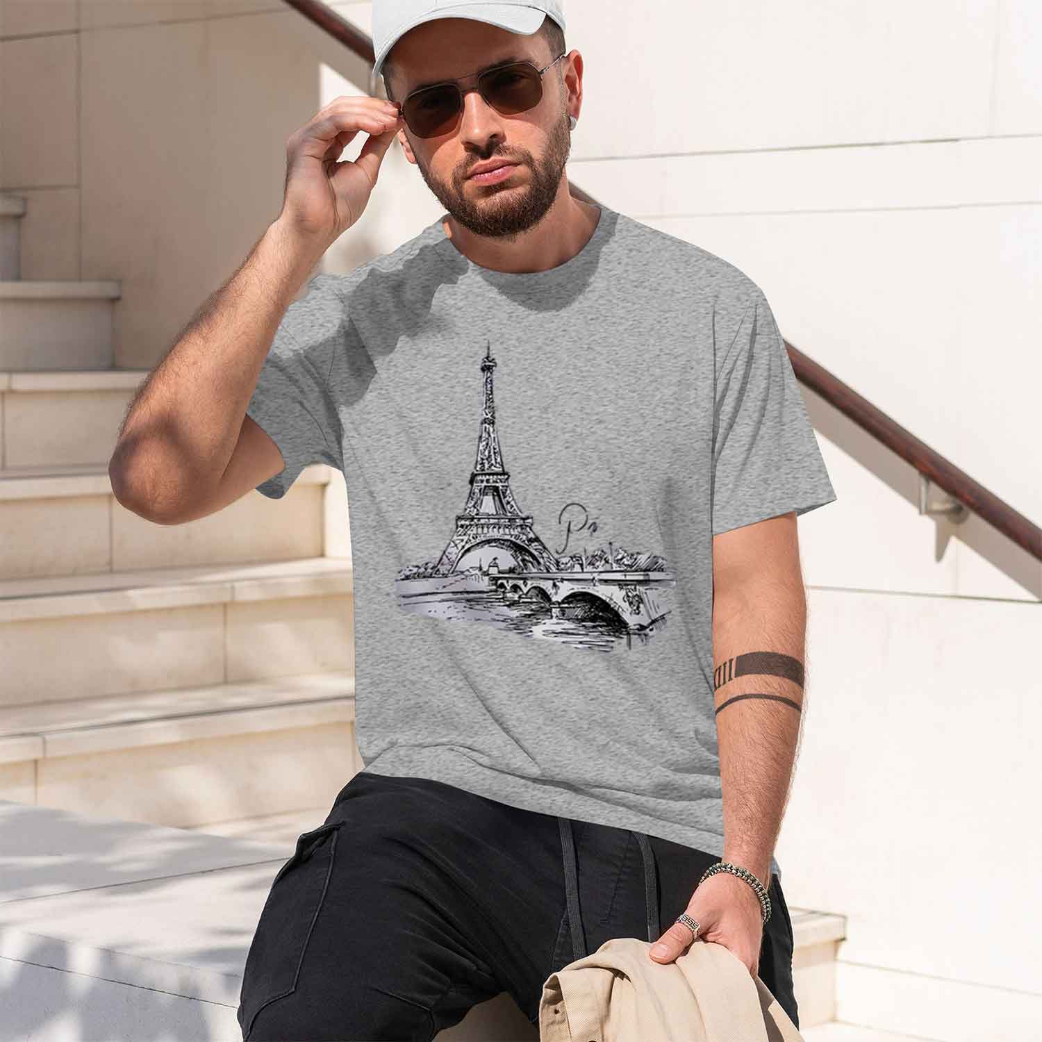 Women's 90s T Shirt Paris Prin - Summer Clothing In Paris review and price