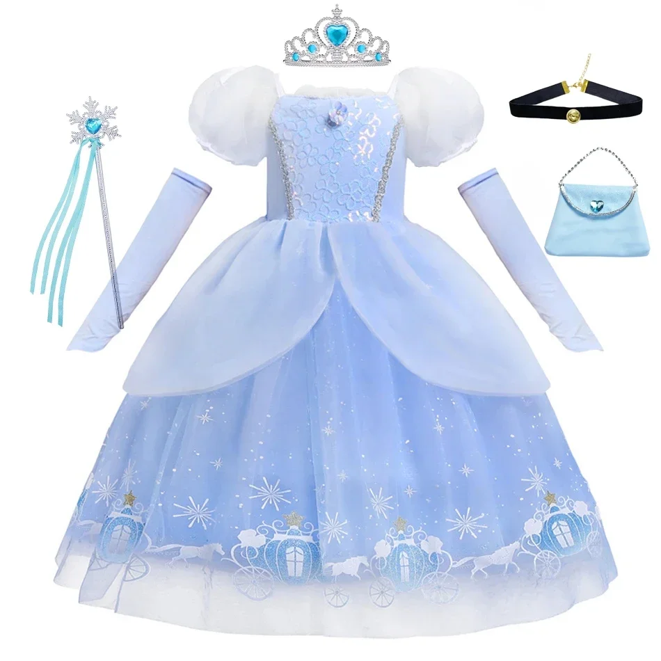 Cinderella Princess Cosplay Dr - Summer Clothing Kids review and price