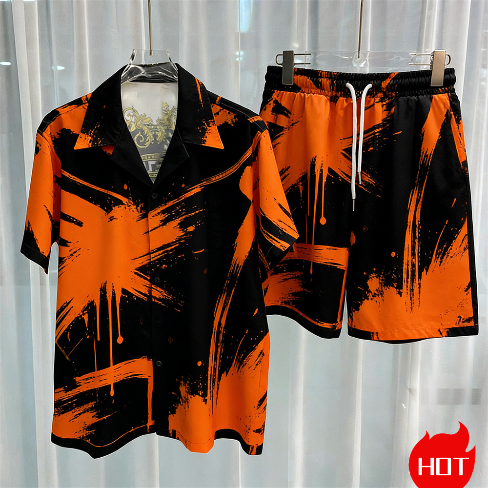 Digital printed men's set fash - Summer Clothing Essentials review and price