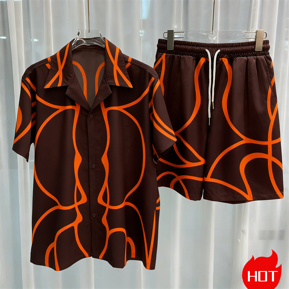 Digital printed men's set fash - Summer Clothing Essentials review and price
