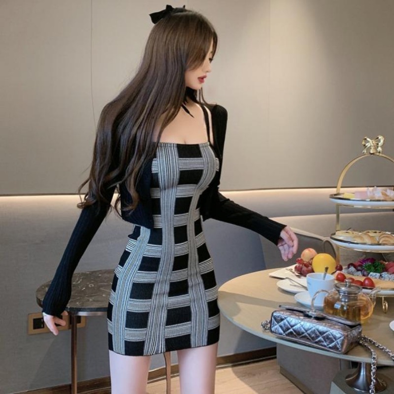 2 Pieces Sets for Women Knit L - Summer Clothing Vintage review and price