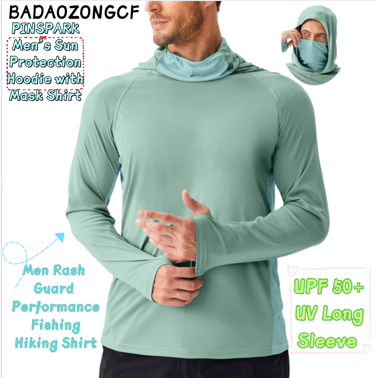 PINSPARK Men's Sun Protection  - Rash Guard Long Sleeve review and price