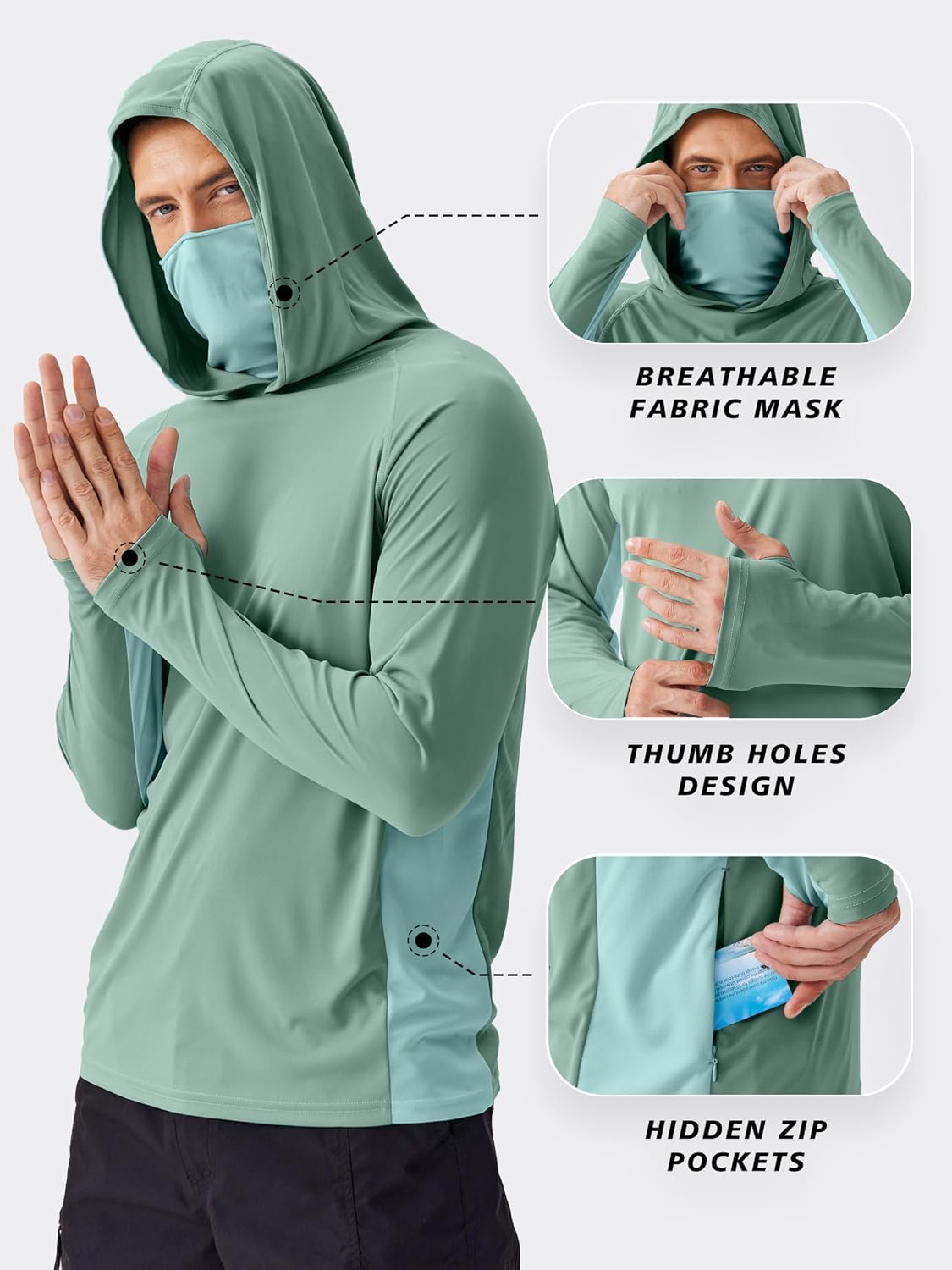 PINSPARK Men's Sun Protection  - Rash Guard Long Sleeve review and price