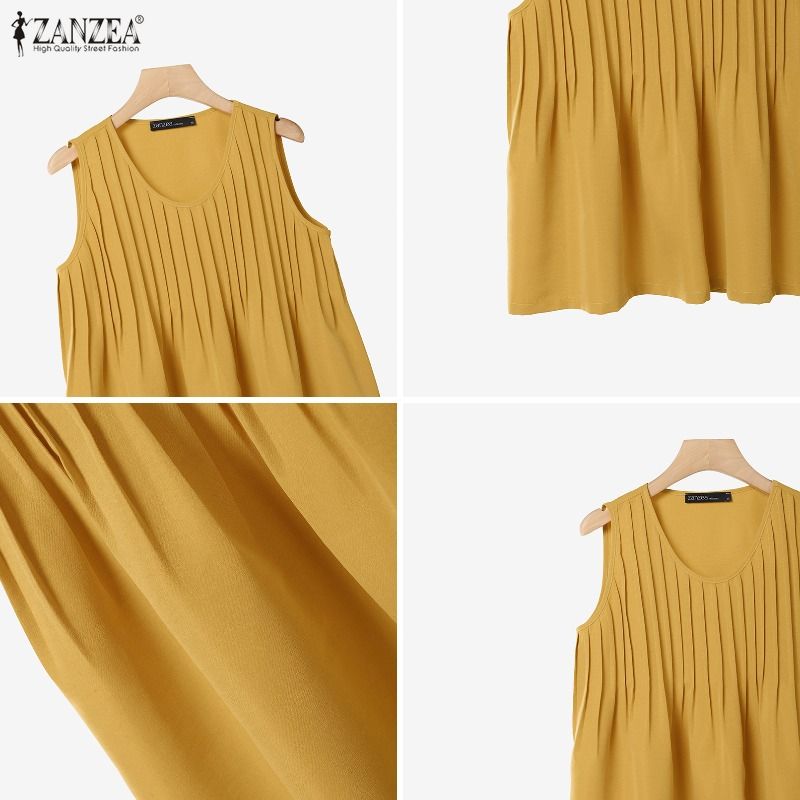 ZANZEA Plus Size 5XL Woman Pin - Summer Clothing Plus review and price