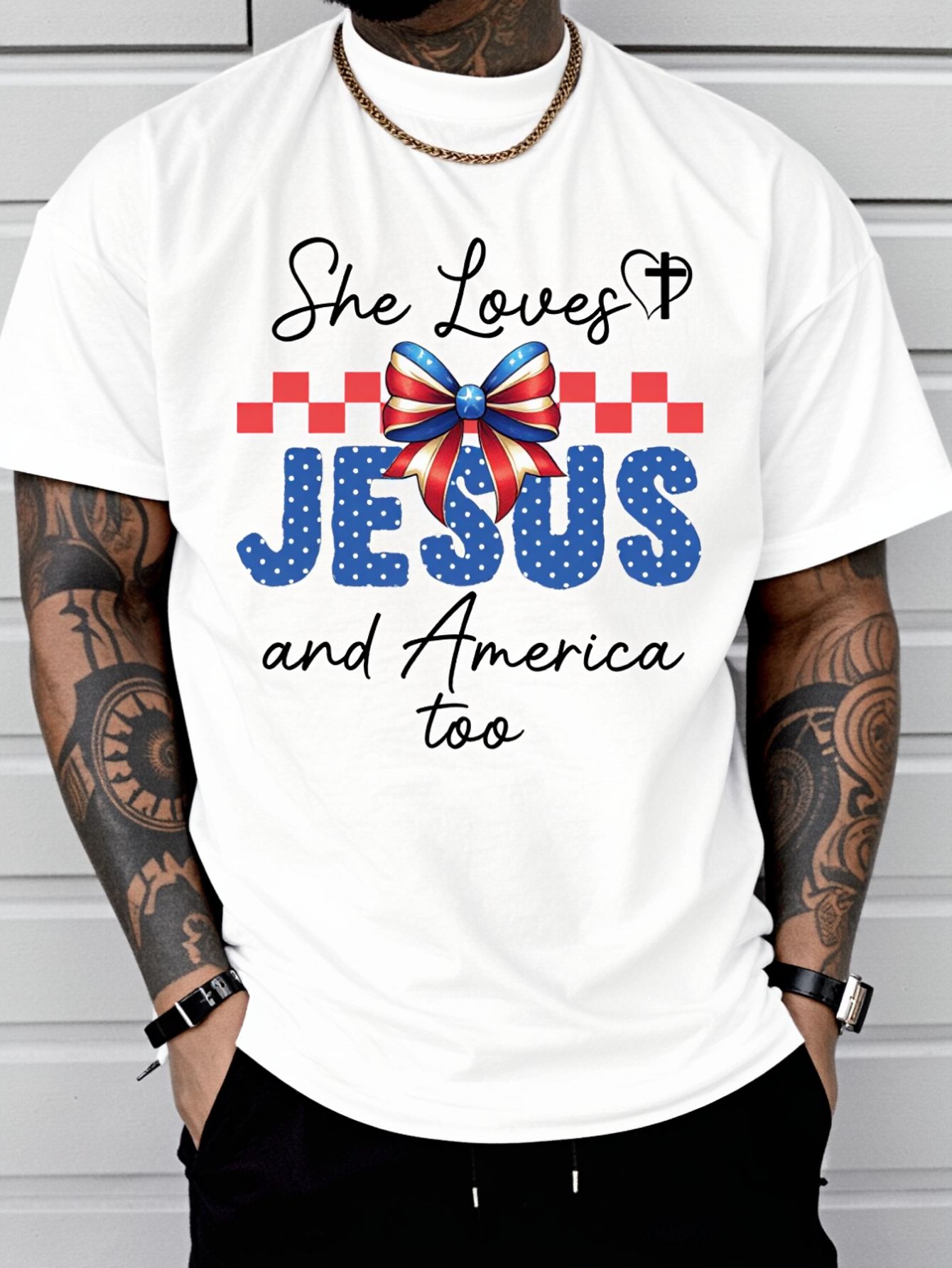 She Loves Jesus & America Too  - Summer Clothing Not Shein review and price