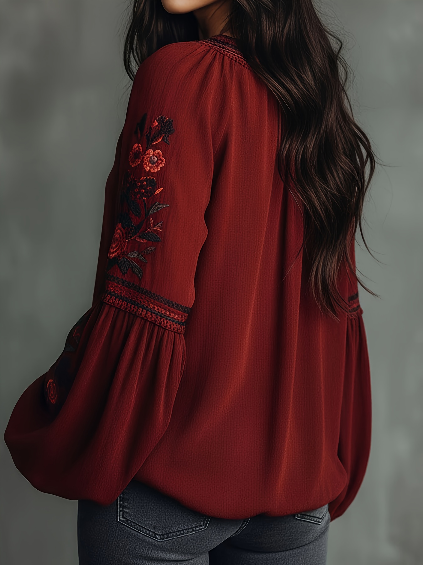 Women‘s Spring Blouse Retro Em - Summer Clothing Cheap review and price