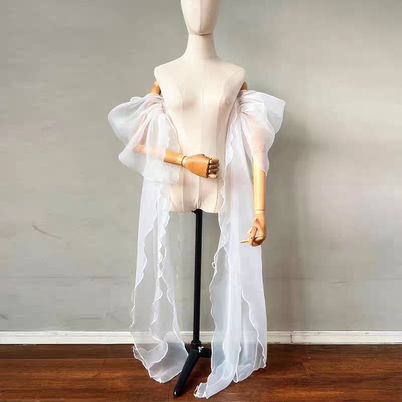 Bridal Sleeve Organza Detachab - Summer Clothing Accessories review and price