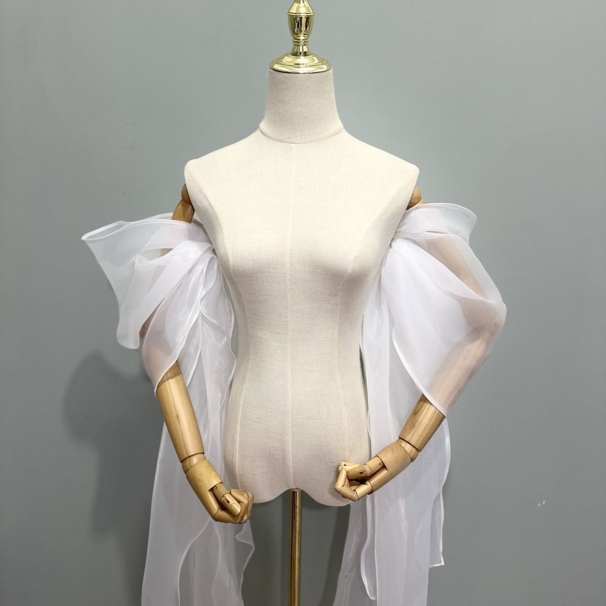 Bridal Sleeve Organza Detachab - Summer Clothing Accessories review and price