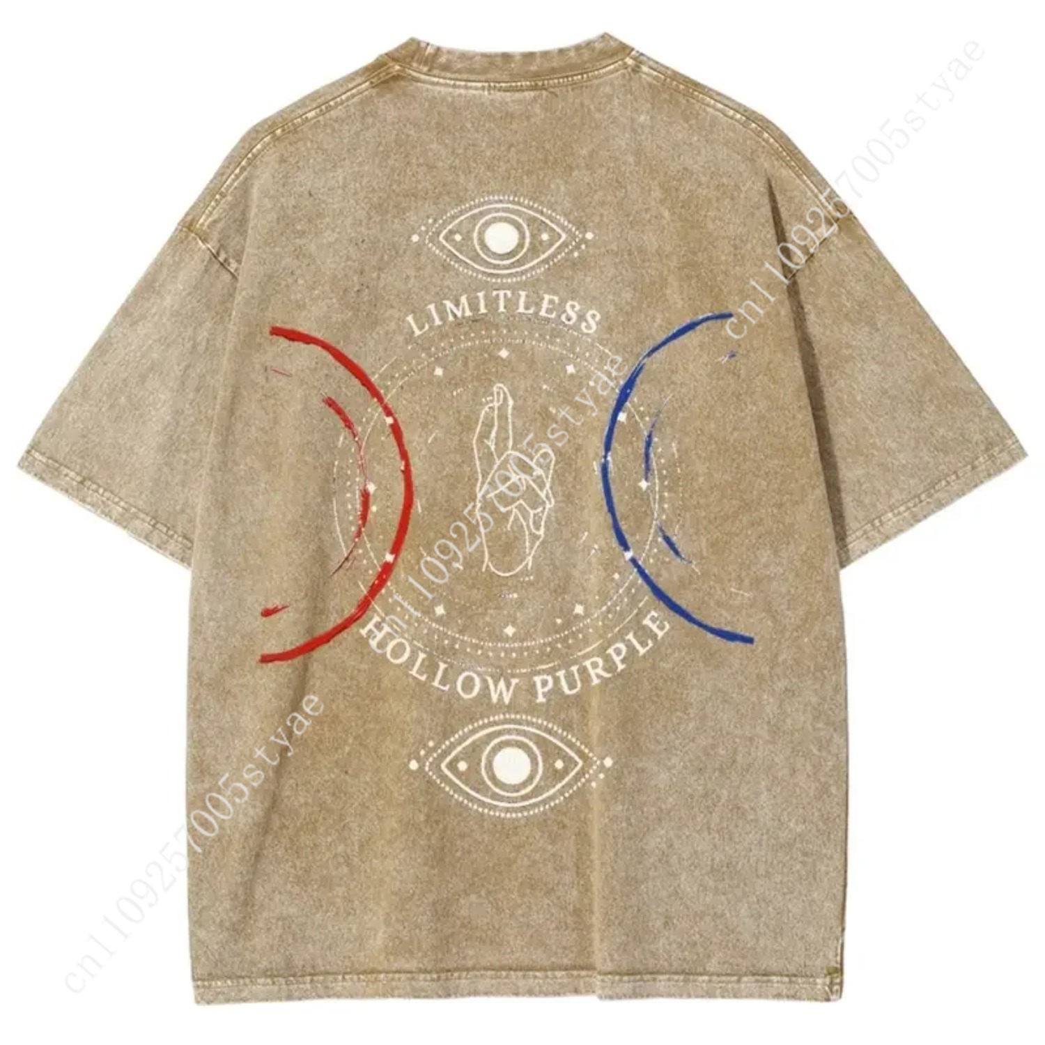 Anime  Gojo Satoru Print T-shi - Summer Clothing Vintage review and price