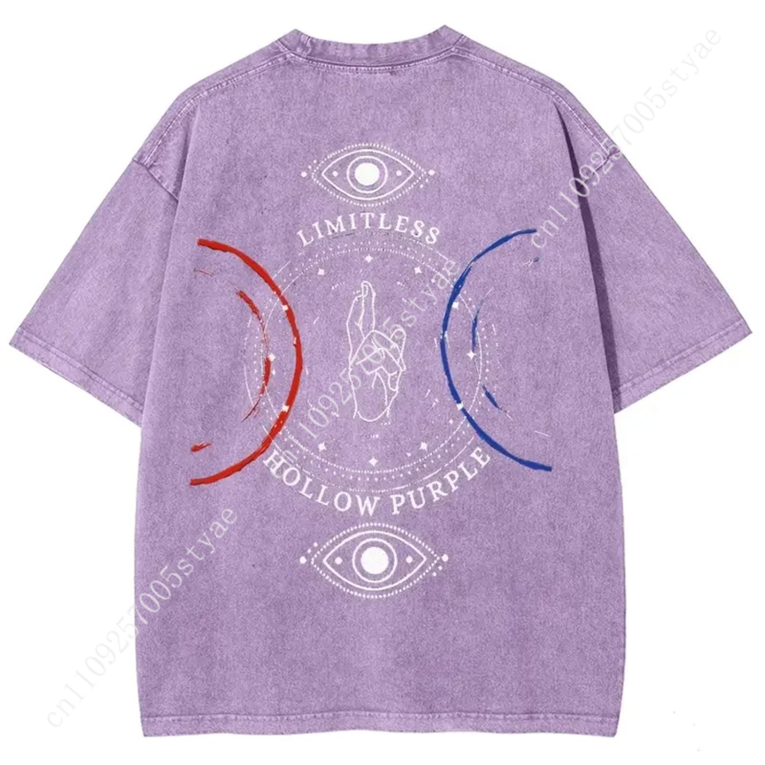 Anime  Gojo Satoru Print T-shi - Summer Clothing Vintage review and price