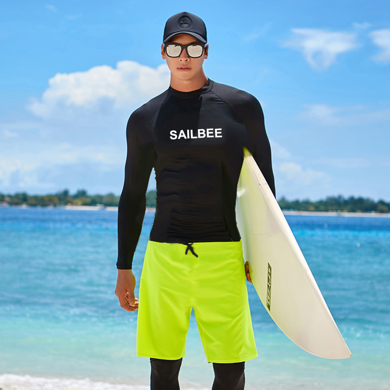 SAILBEE Men UV Protect Swimwea - Rash Guard Long Sleeve review and price