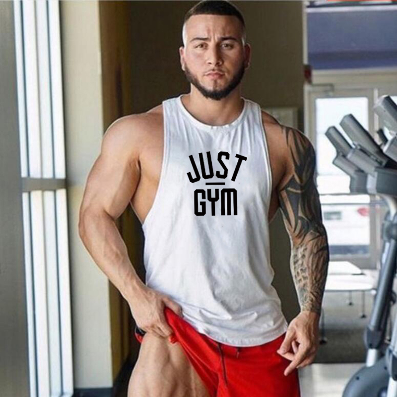 JUST GYM Logo Gym Clothing Men - Summer Clothing Logo review and price