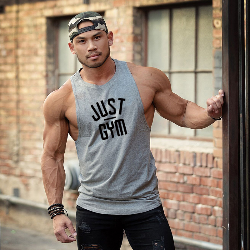 JUST GYM Logo Gym Clothing Men - Summer Clothing Logo review and price