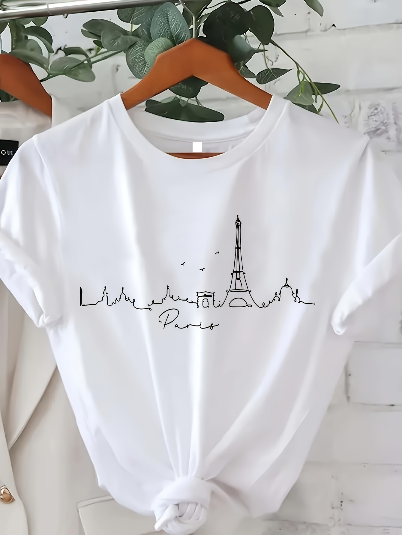 Chic Paris-Inspired Women's T- - Summer Clothing In Paris review and price