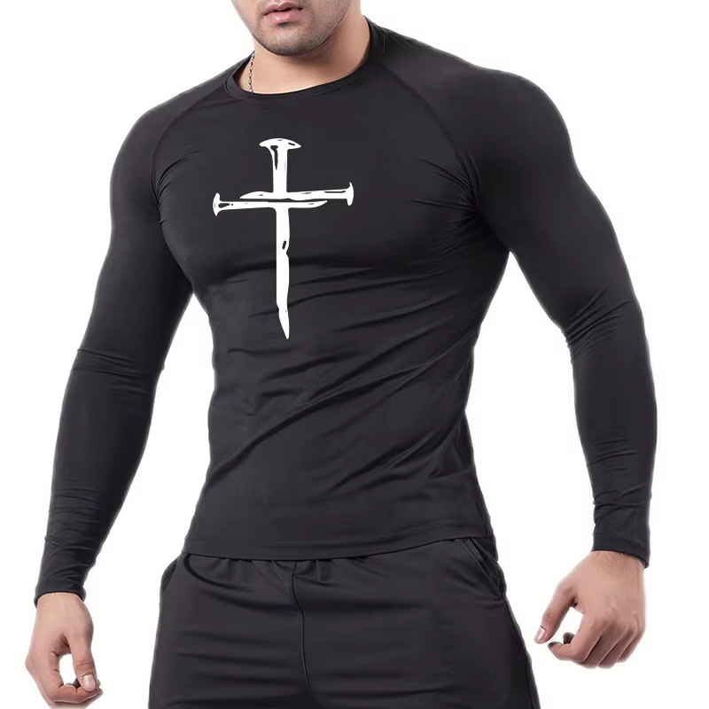 Christian Workout Compression  - Rash Guard Long Sleeve review and price