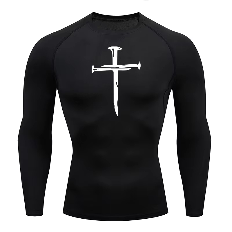 Christian Workout Compression  - Rash Guard Long Sleeve review and price