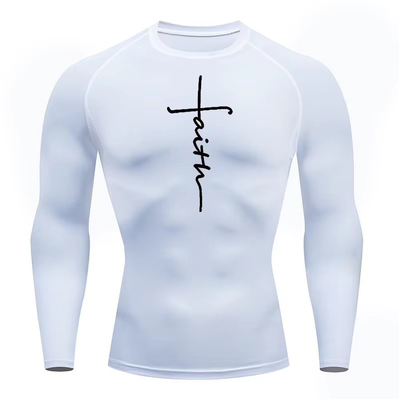 Christian Workout Compression  - Rash Guard Long Sleeve review and price