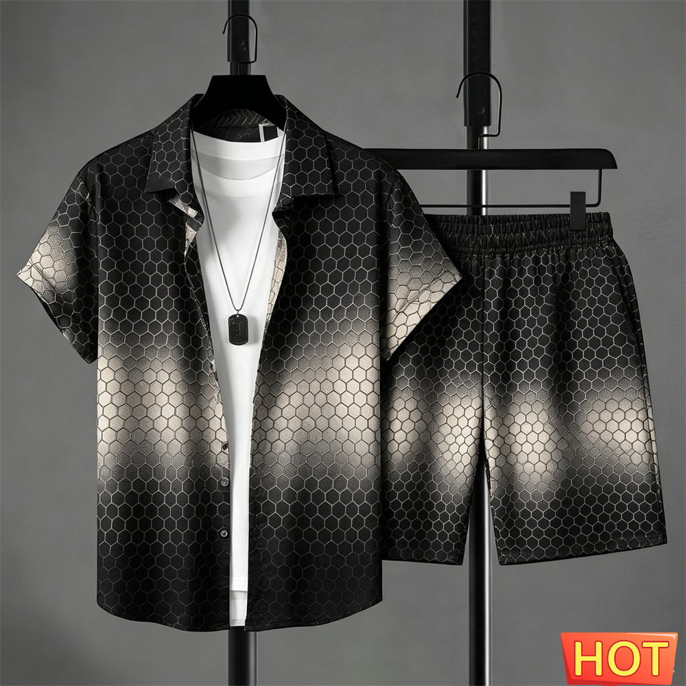 Summer Outfits Man Shirt Set G - Summer Clothing Essentials review and price