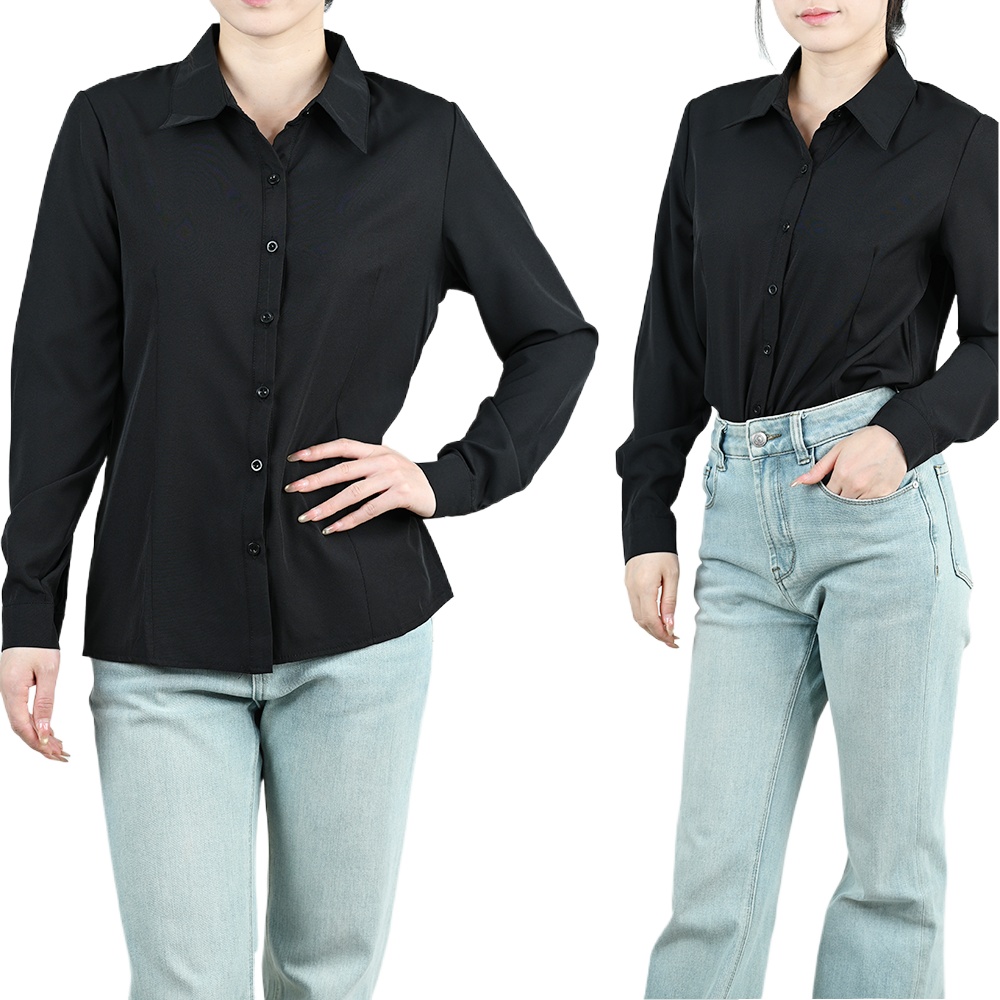 Office Women's White Black Blo - Xl Summer Clothing review and price