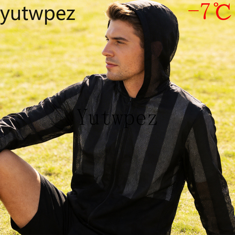 Men's Ice Silk Sun Protection  - Summer Clothing Plus review and price