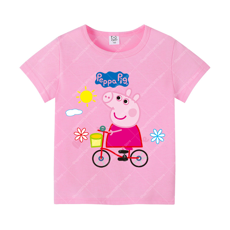 Kids Girl Cute Cotton T-shirt  - Summer Clothing Kids review and price