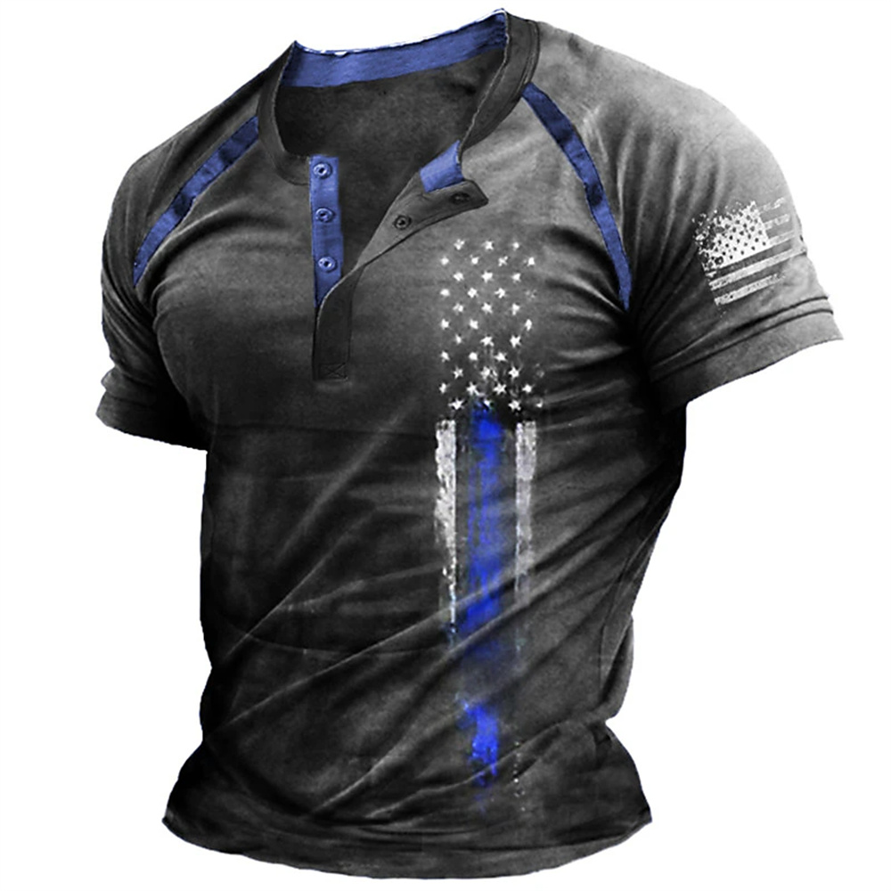 Funny 3D American Flag Print M - Summer Clothing Essentials review and price