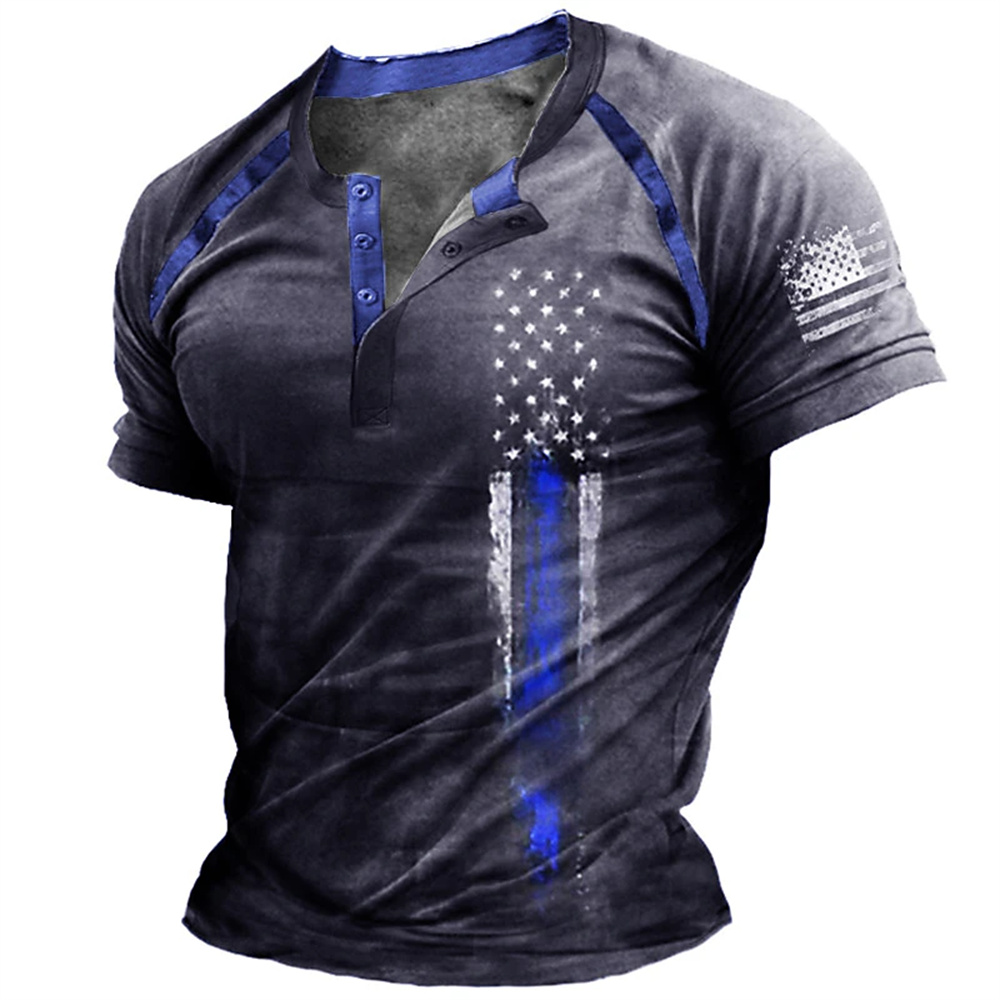 Funny 3D American Flag Print M - Summer Clothing Essentials review and price
