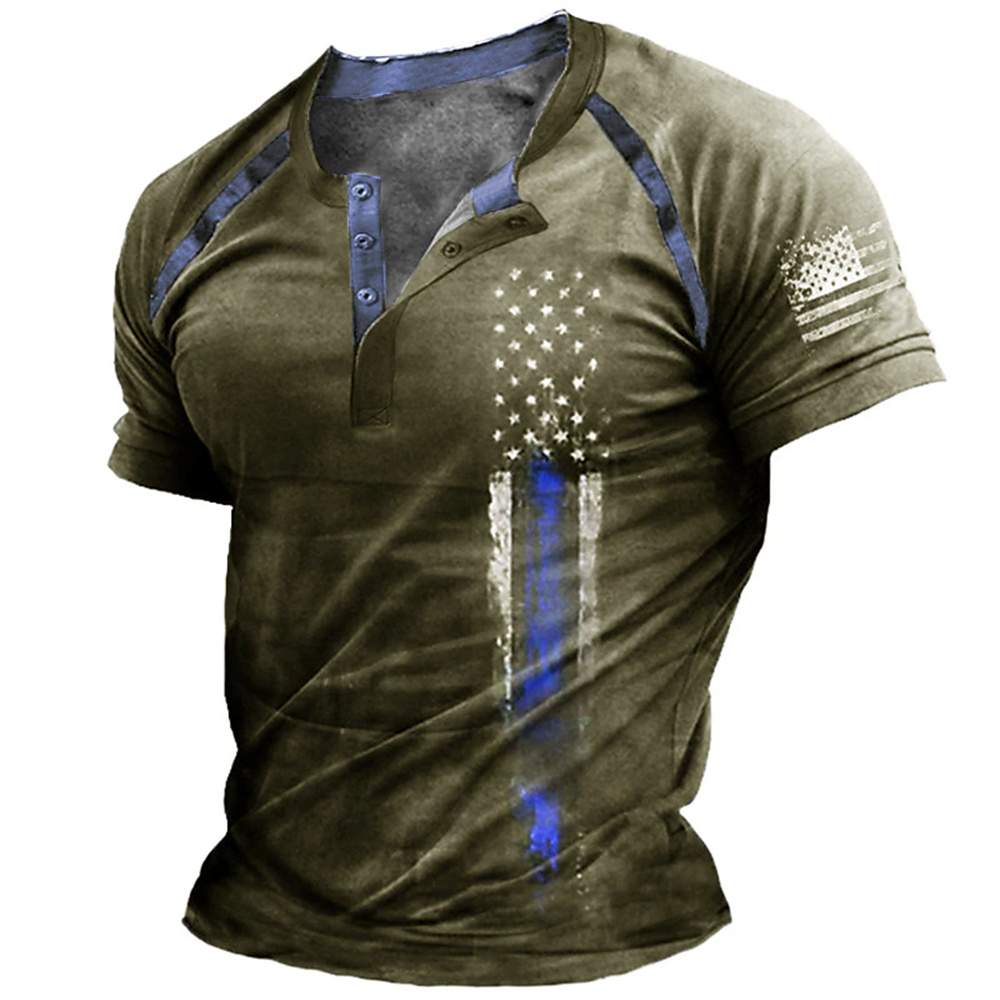 Funny 3D American Flag Print M - Summer Clothing Essentials review and price