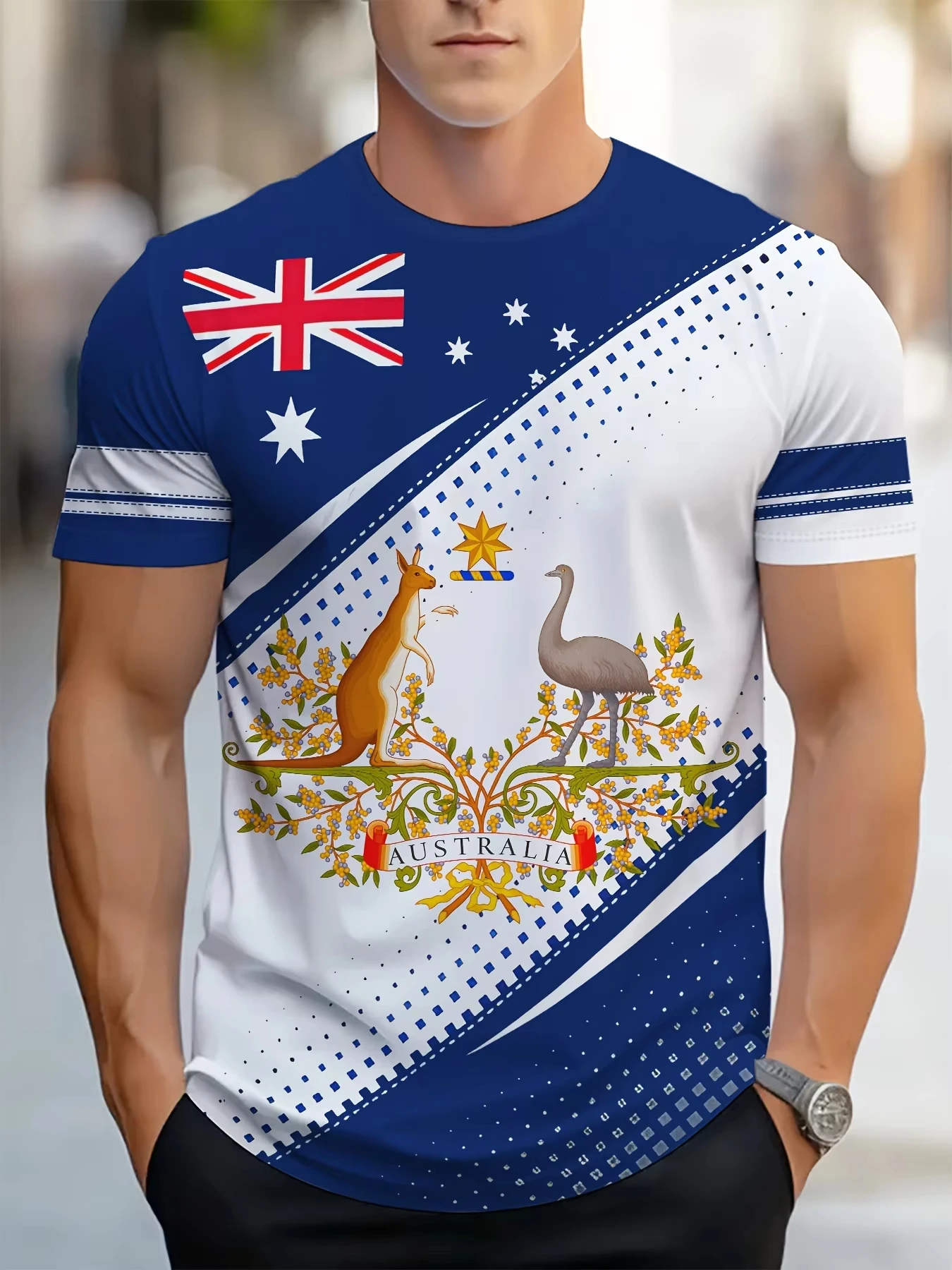 Men's T-Shirts Australia Graph - Summer Clothing Australia review and price