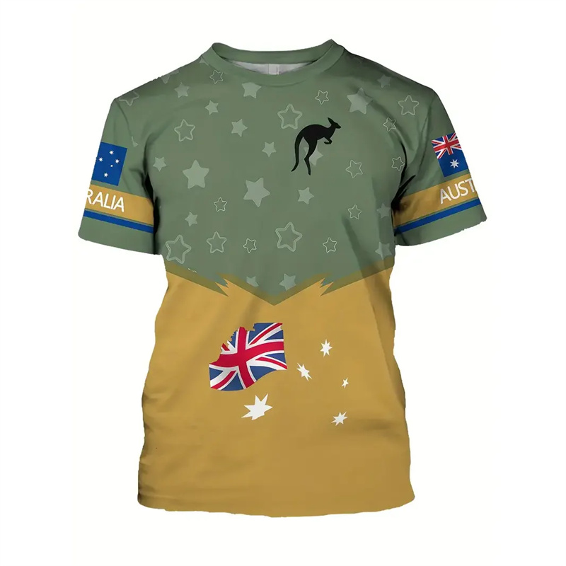 Australia National Flag T-shir - Summer Clothing Australia review and price