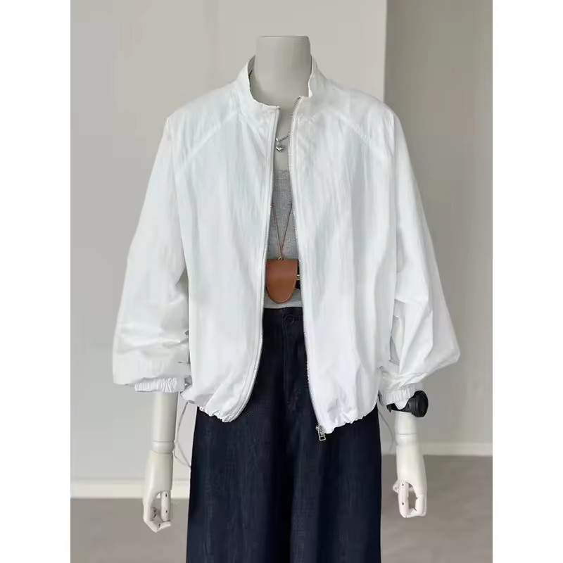 Korean Women Long Sleeved Suns - Crew Clothing Summer Jacket review and price