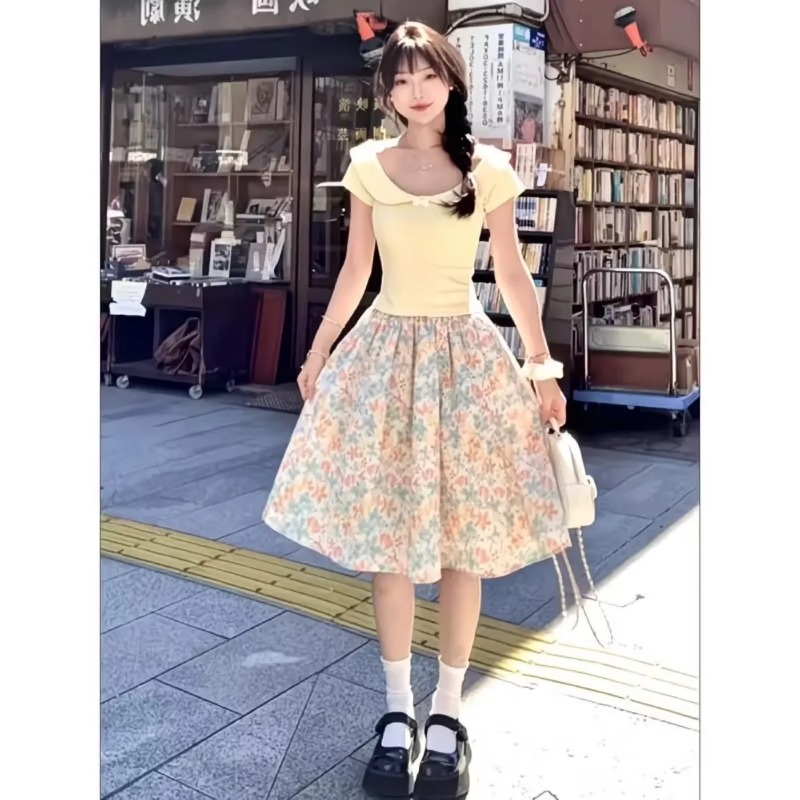 Japan Korean Women Sweet Slim  - Japan Summer Clothing Women review and price
