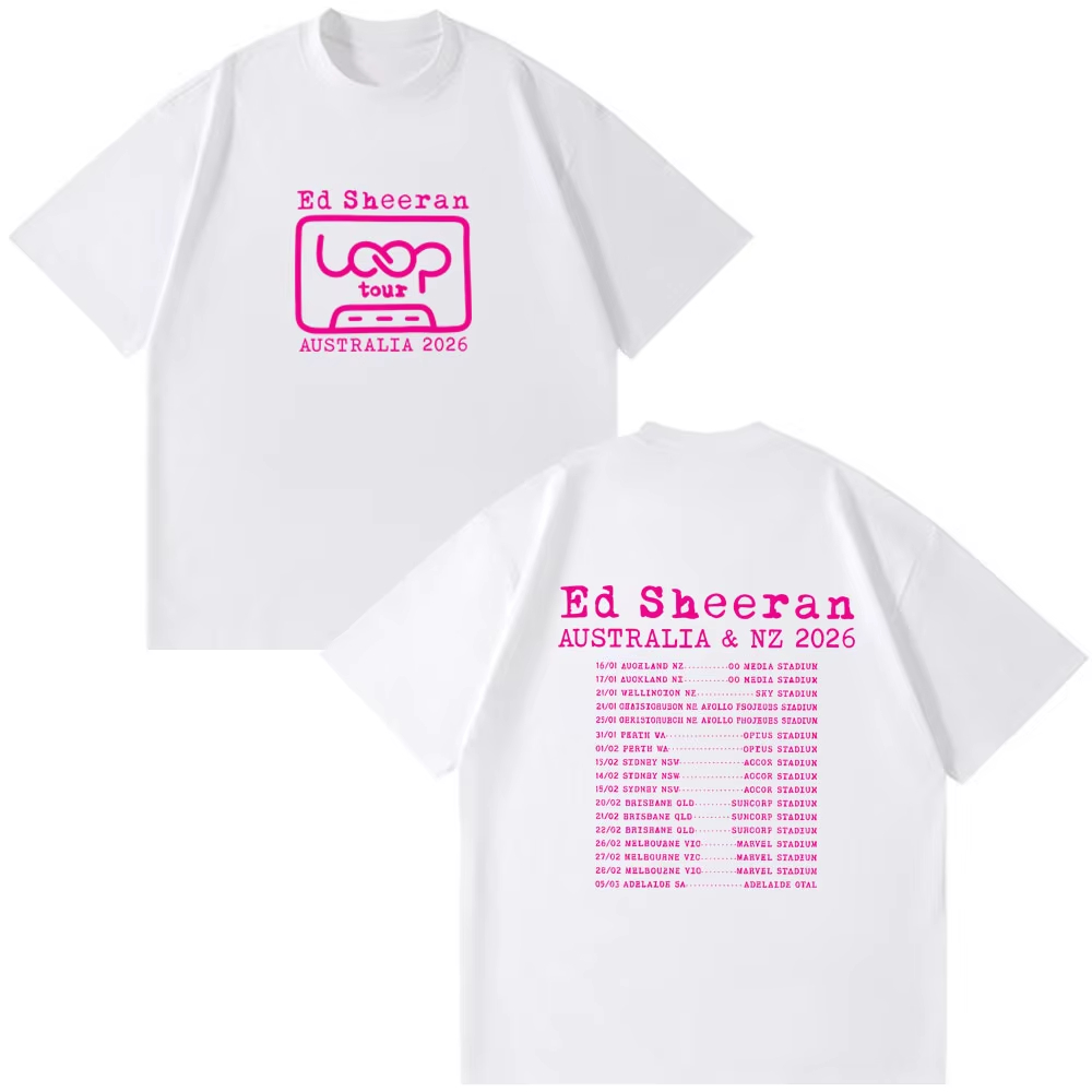 Ed Sheeran Loop Tour Australia - Summer Clothing Australia review and price
