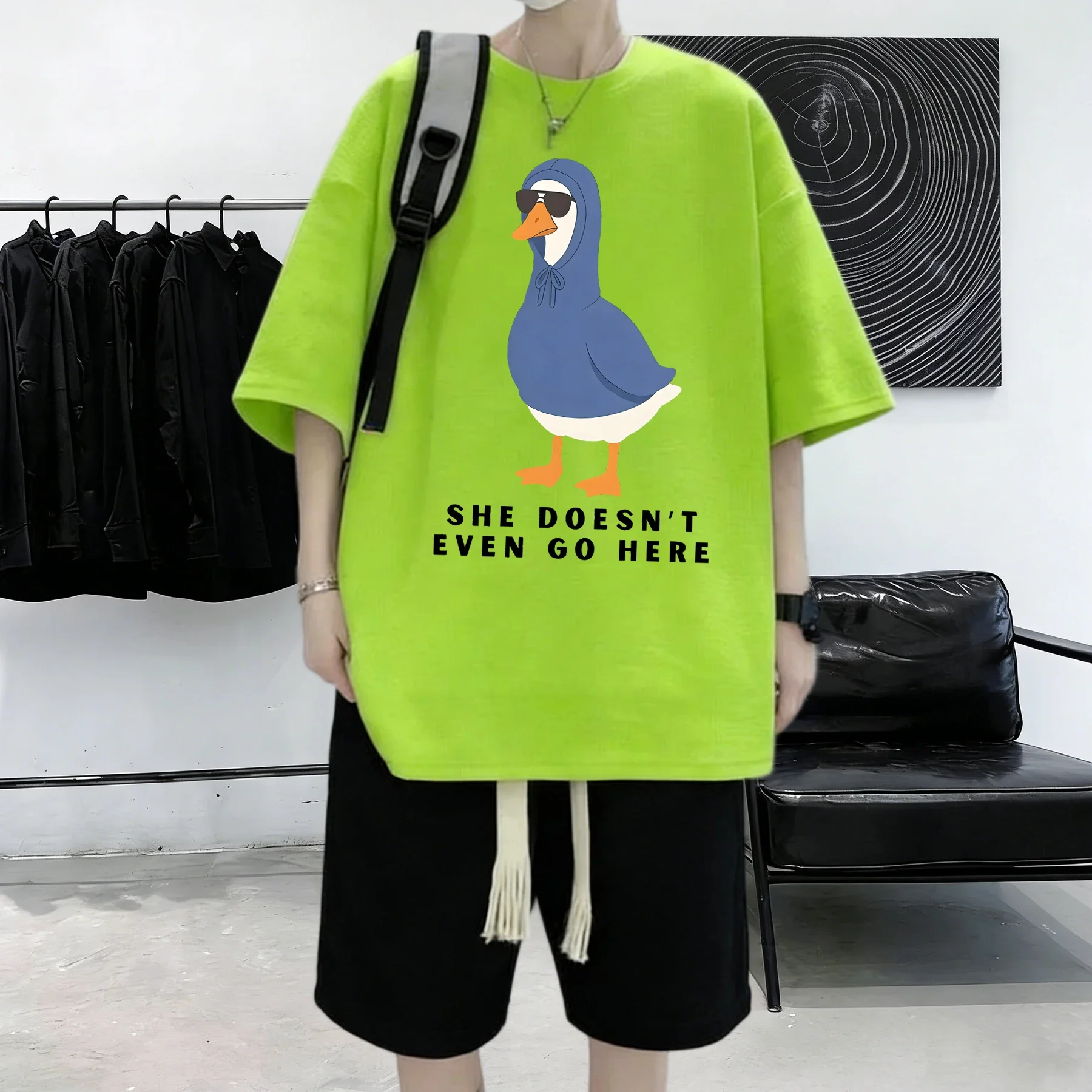 She Doesn'T Even Go Here Print - Summer Clothing Not Shein review and price