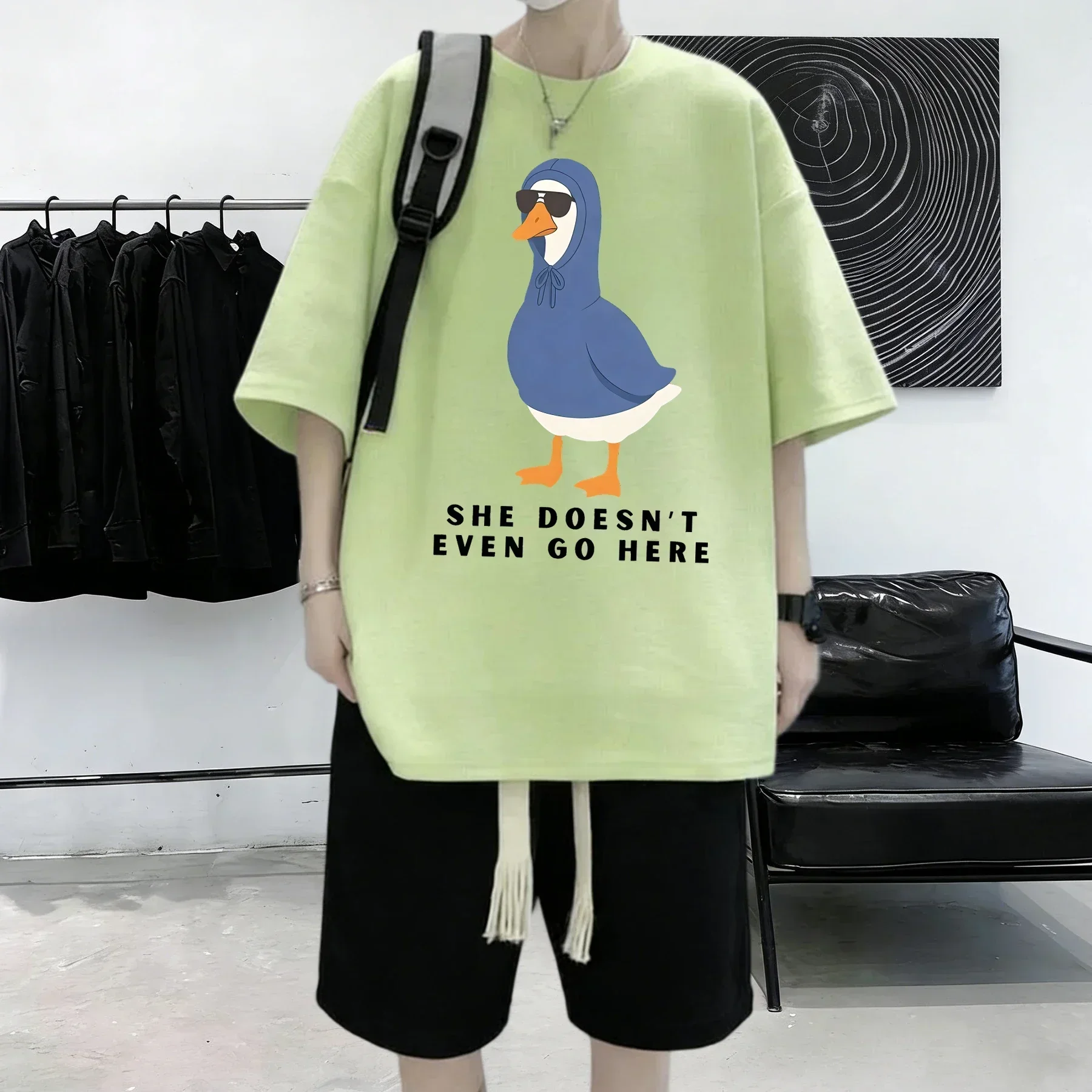 She Doesn'T Even Go Here Print - Summer Clothing Not Shein review and price