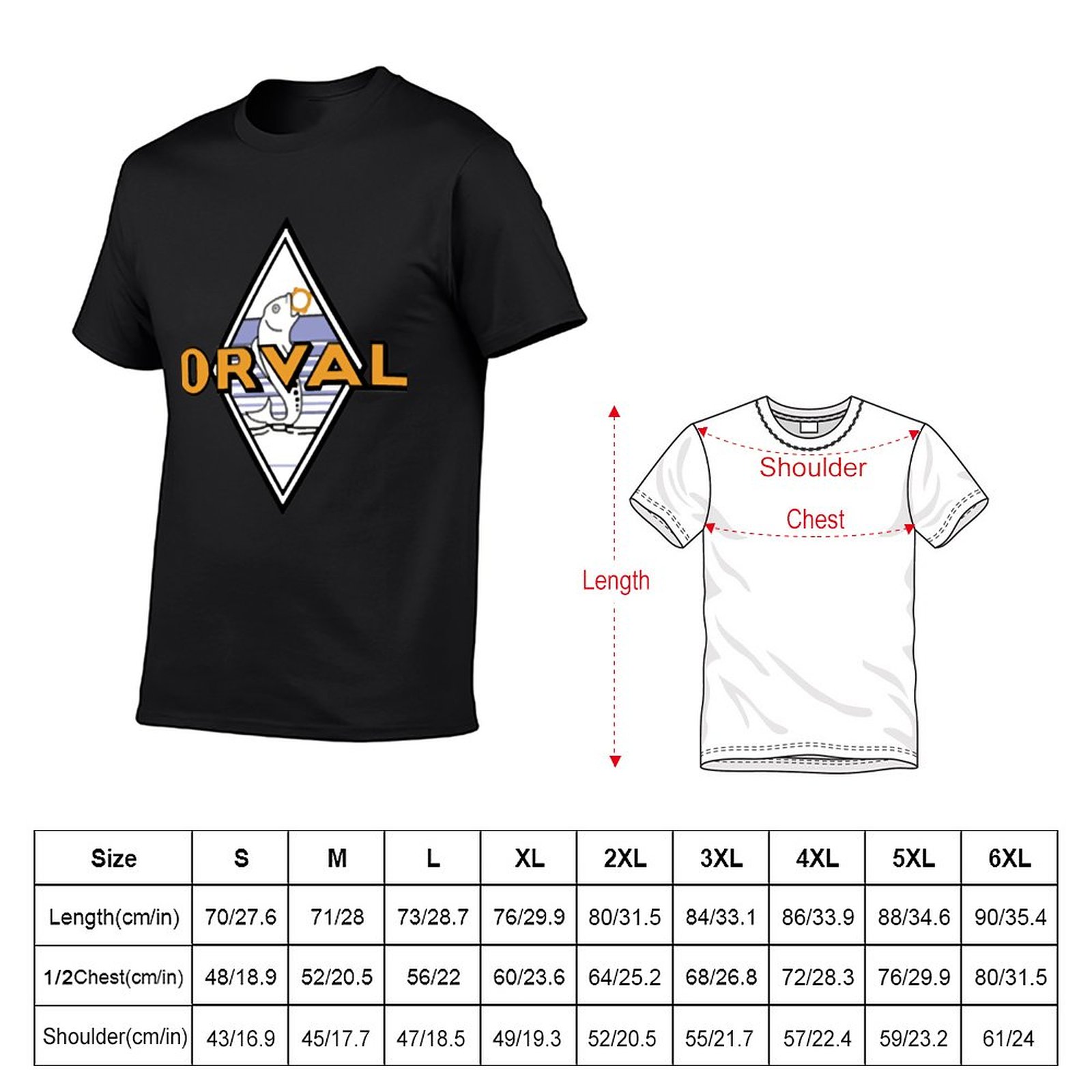 New Orval logo T-Shirt tees he - Summer Clothing Logo review and price